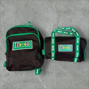 Vintage New Old Stock B.U.M. Equipment 90s Mini Duffle Bag/Backpack Set